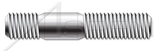 M12 - 1,75 X 70 mm, DIN 939, metrické, kolíky, obojstranné, skrutkovací koniec 1,25 x priemer, nehrdzavejúca
