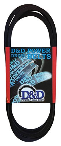 D & amp; D PowerDrive 406z119 Muncie Gear Works náhradný pás, prierez pásu a/4L, dĺžka 45, Guma