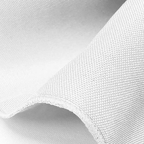 Wealuxe [24 Pack, biela] Polyester mäkké trvanlivé umývateľné utierky na stôl 17 x 17 palcov skvelé pre