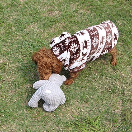 Ifoyo Dog Piskľavá Hračka, odolná hračka pre psa 7,9 x 6,3 palca roztomilá sediaca medvedica v tvare psa Interaktívna hračka jedinečná plyšová hračka pre nudu
