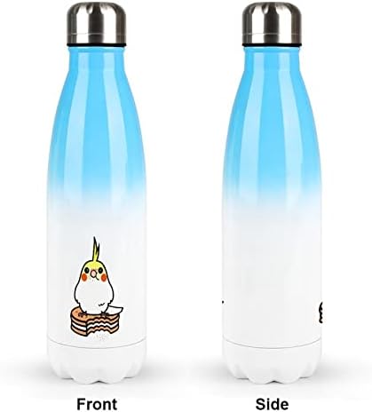 Naughty Cockatiel 17oz športová fľaša na vodu z nehrdzavejúcej ocele Vákuovo izolovaná Cola tvar opakovane použiteľná