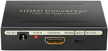 Petyoung 1080p Audio Extractor Converter Splitter HDMI-kompatibilný s HDMI-kompatibilný optický SPDIF andRCA