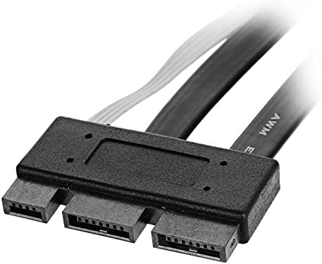 Cablecc SFF-8639 PCI-E SATA 3.2 Express 18pin samec vyjadriť 18pin samec dát Raid kábel 50cm Cablecc