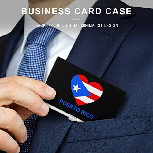 Láska Puerto Rico Business Card Case cute card Holder ID Credit Wallet Carrier