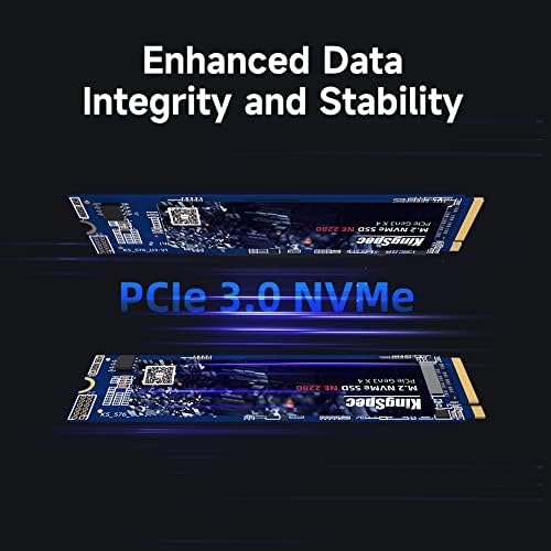 KingSpec 128GB M. 2 NVMe SSD, 2280 PCIe Gen3x4 interný SSD disk pre notebook / Notebook
