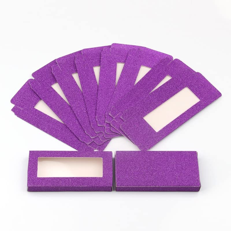 10/20/50 / 100pcs balenie rias Box Lash Eyelash papier Box riasy DIY Flash balenie box make-up