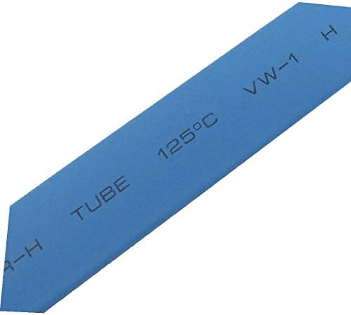 X-DREE pomer 2: 1 9 mm Dia Modrá Polyolefínová teplom zmrštiteľná trubica dlhá 4 m (Proporción 2: 1 9 mm de diámetro