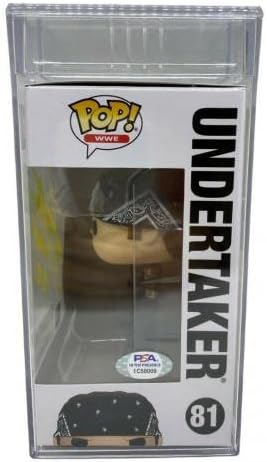 Undertaker podpísané podpísané Funko POP 81 PSA / DNA zapuzdrené IC58009-zápas figúrky