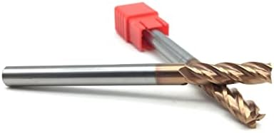 Hardvér fréza 6mm 4 flauta HRC55 karbidové koncové mlyny Zliatina potiahnutá volfrámová oceľ koncové mlyny CNC