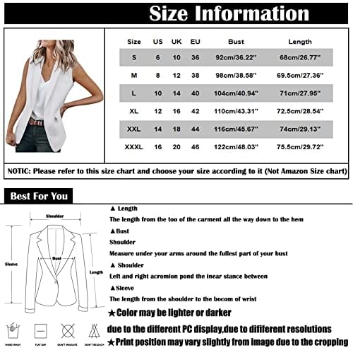 Fragarn trenčkoty pre ženy Dámske Jednofarebné Otvorené predné vrecko sveter formálny oblek bez rukávov košele