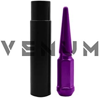 Venum wheel accessories 32 Candy Purple Spike Steel Lug Nuts Powder Coated Vlastná farba 4,5 palca vysoký 14x2,