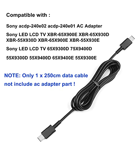 Juyoon Synchronizácia dát nabíjací kábel pre Sony 55x9400e 65x9400e 65x900e 65x905e 65x930d 75x900e 75x900e 65x930e