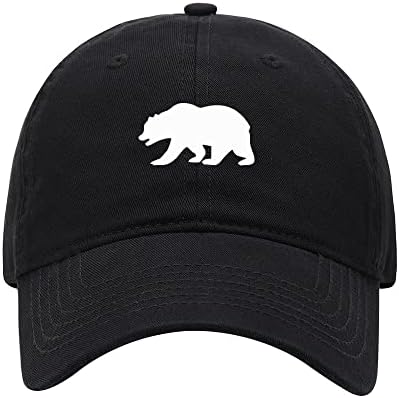 L8502-Lxyb Pánske baseballové čiapky Bear California tlačené umyté Bavlnené otec klobúk baseballové čiapky