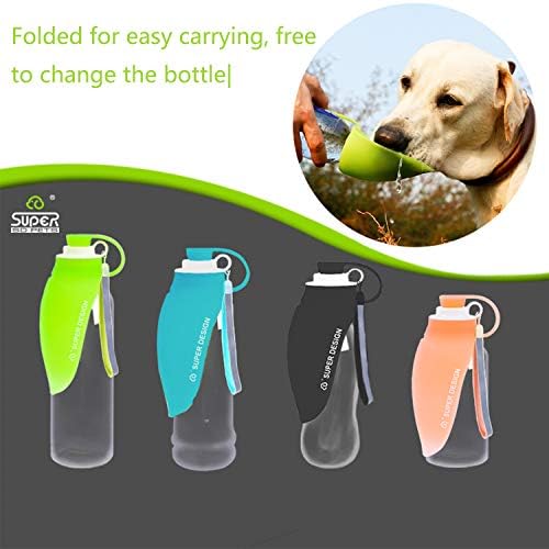 SUPER so PETS pes fľaša na vodu pes Cestovná fľaša na vodu prenosný listový skladací podávač vody prenosný Pet
