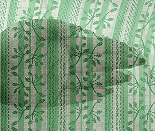 oneOone viskózový Šifón morská zelená tkanina bloková tkanina na šitie tlačenej remeselnej tkaniny na dvore 42