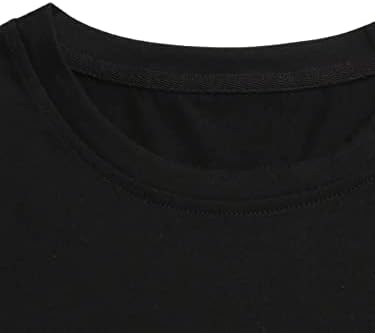 Gorglitter Pánske farebné blokové písmeno grafické tričko Crewneck tričko s krátkym rukávom
