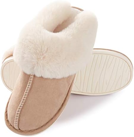 Donpapa dámske papuče z pamäťovej peny nadýchané mäkké teplé papuče na domácich papučiach, protišmykový útulný