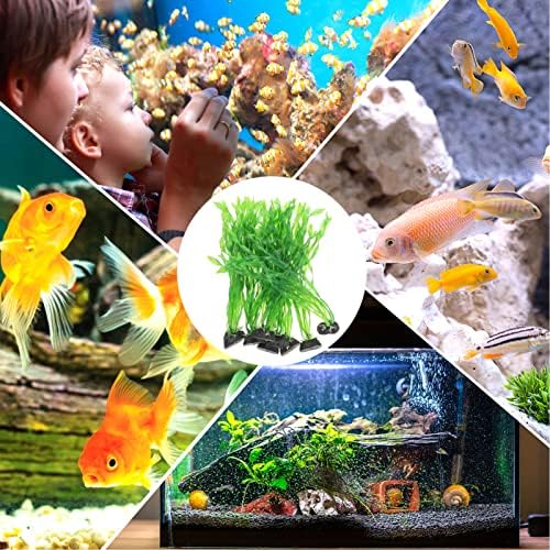 Ipetboom akvárium štrk 10ks umelé Akvárium Vodné Rastliny plastové Falošné morské riasy Vodné Rastliny krajina