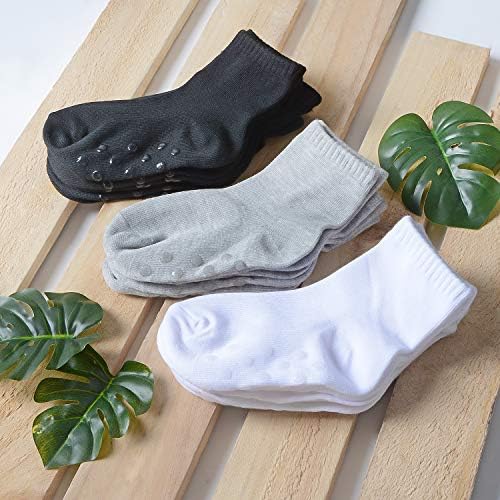 12 párov protišmykových ponožiek pre batoľatá posádkové ponožky s úchopmi pre dievčatká