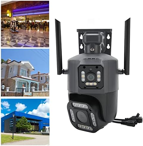Inteligentná vonkajšia kamera Dioche 4MP Bezdrôtový diaľkový Monitor s tromi objektívmi s automatickým priblížením