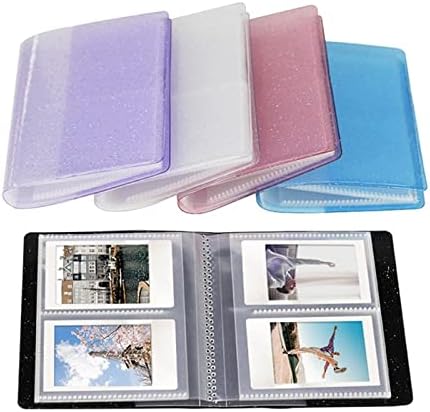 DOUBAO 64 vrecká 3 palce Quicksand fotoalbum Mini Instant Picture Case Storage Organizer