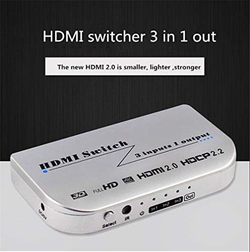 HDMI Matrix Switche, HDMI switcher 2.0 tri v jednom z troch strih jeden 3x1 4K 60Hz hdcp2.2 video switcher